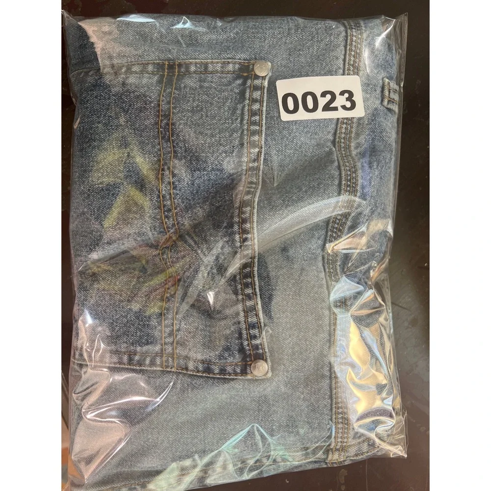 Vintage Arizona Loose Fit Carpenter Jeans Light Wash Denim Men 46x37‎ Y2K